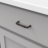 Cottage Collection Pull 3'' cc Vintage Bronze Finish P3382-VB