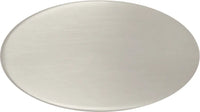 Luna Collection Knob Oval 1-5/8'' x 15/16'' Satin Nickel Finish P3445-SN