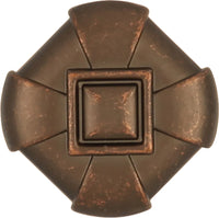 Chelsea Collection Knob 1-1/8'' Diameter Dark Antique Copper Finish P3455-DAC