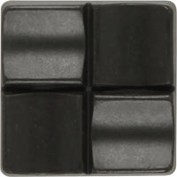 Tidal Collection Knob 1'' Square Black Iron Finish P3457-BI
