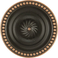 Roma Collection Knob 1-1/2'' Diameter Vintage Bronze Finish P3460-VB