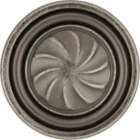 Roma Collection Knob 1-1/4'' Diameter Black Nickel Vibed Finish P3461-BNV