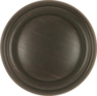 Bel Aire Collection Knob 1-1/8'' Diameter Vintage Bronze Finish P3464-VB