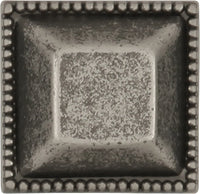 Altair Collection Knob 1'' Square Black Nickel Vibed Finish P3503-BNV