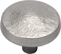 Bedrock Collection Knob 1-1/4'' Diameter Flat Nickel Finish P3564-FN