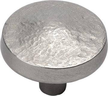 Bedrock Collection Knob 1-1/4'' Diameter Flat Nickel Finish P3564-FN