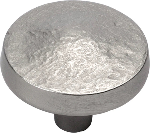Bedrock Collection Knob 1-1/4'' Diameter Flat Nickel Finish P3564-FN