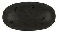 Carbonite Collection Knob 1-7/8'' x 1'' Black Iron Finish P3671-BI