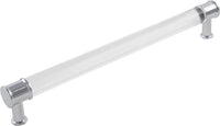 Midway Collection Pull 12'' cc Crysacrylic with Chrome Finish P3711-CACH