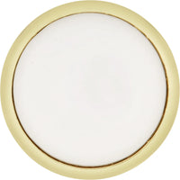 Tranquility Collection Knob 1-5/16'' Diameter White Finish P427-W