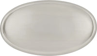 Tranquility Collection Knob Oval 1-11/16'' x 1'' Satin Silver Cloud Finish P517-SC
