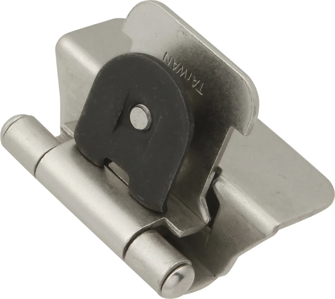 Hinge Double Demountable 1/4'' Overlay Satin Nickel Finish P5311-SN