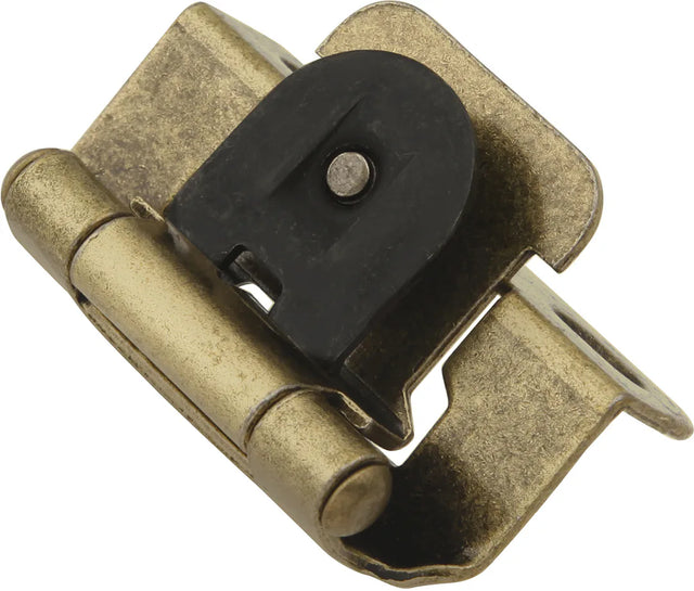 Hinge Single Demountable 1/2'' Overlay Antique Brass Finish P5313-AB