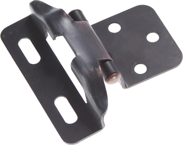 Hinge Semi-Concealed 1/4'' Overlay Face Frame Part Wrap Self-Close Vintage Bronze Finish P60010F-VB