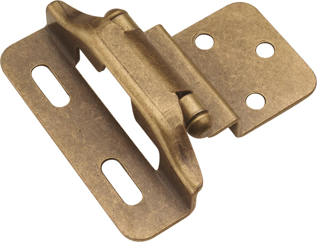 Hinge Semi-Concealed 3/8'' Inset 1/4'' Overlay Face Frame Part Wrap Self-Close