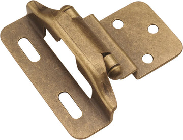 Hinge Semi-Concealed 3/8'' Inset 1/4'' Overlay Face Frame Part Wrap Self-Close