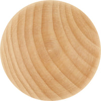 Natural Woodcraft Collection Knob 1-1/4'' Diameter Unfinished Wood Finish P684-UW