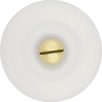 Tranquility Collection Knob 1-1/4'' Diameter White Finish P7-W