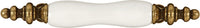 Tranquility Collection Pull 3'' cc White Finish P703-W
