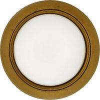 Tranquility Collection Knob 1-3/16'' Diameter Lancaster Hand Polished & White Finish P709-W