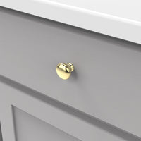 Williamsburg Collection Knob 1-1/4'' Diameter Polished Brass Finish P771-3
