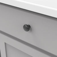 Cottage Collection Knob 1-1/4'' Diameter Black Mist Finish P771-BM