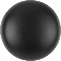 Cottage Collection Knob 1-1/4'' Diameter Matte Black Finish P771-MB