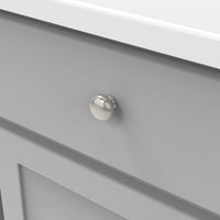 Cottage Collection Knob 1-1/4'' Diameter Stainless Steel Finish P771-SS