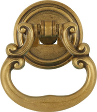 Manor House Collection Ring Pull 1-3/4'' x 1-1/2'' Lancaster Hand Polished Finish P8018-LP