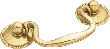 Manor House Collection Rosette Backplate Pull 2-1/2'' cc