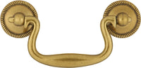 Manor House Collection Rosette Backplate Pull 3'' cc Lancaster Hand Polished Finish P8049-LP