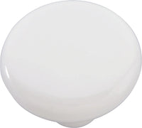 Wire Pulls Collection Knob 1-1/2'' Diameter White Finish P814-W