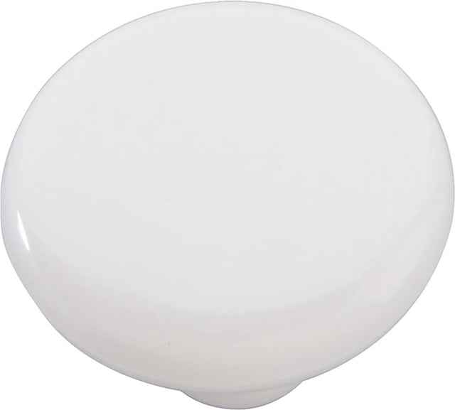 Wire Pulls Collection Knob 1-1/2'' Diameter White Finish P814-W