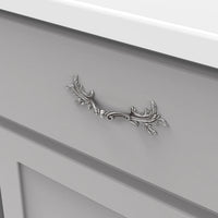 Manor House Collection Pull 3'' cc Silver Stone Finish P8157-ST