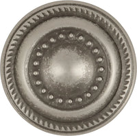 Manor House Collection Knob 1-1/4'' Diameter Silver Stone Finish P8196-ST