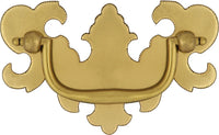 Manor House Collection Backplate Pull 2-1/2'' cc Lancaster Hand Polished Finish P8257-LP