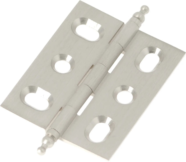 Hinge Solid Brass Surface Face Mount Mortise Satin Nickel Finish P8290-SN