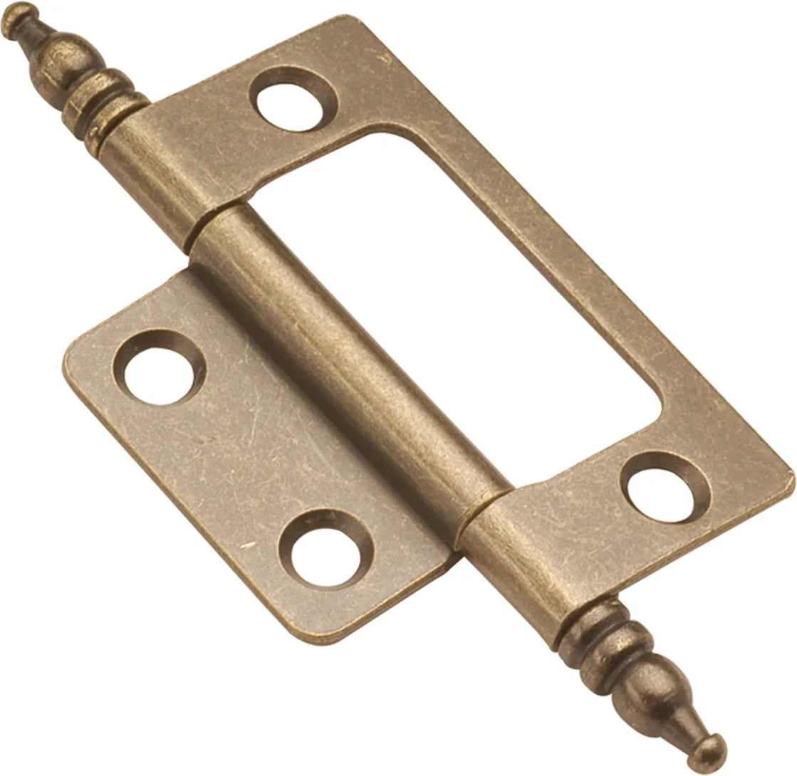 Hinge SurFace Face Mount Antique Brass Finish P8294-AB