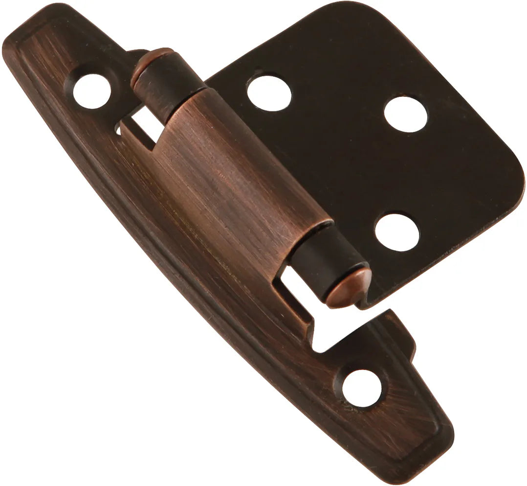 Hinge Solid Brass Flush Surface Face Frame Self-Close Vintage Bronze Finish P9296-VB