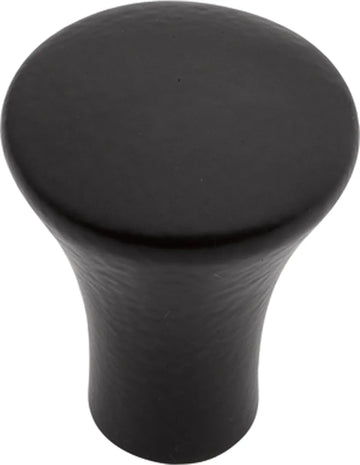 Metropolis Collection Knob 1'' Diameter Matte Black Finish PA0213-MB