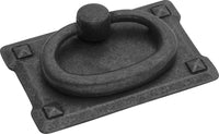 Old Mission Collection Ring Pull 1-1/8'' cc Black Mist Antique Finish PA0711-BMA