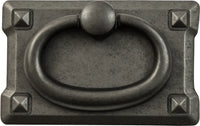 Old Mission Collection Ring Pull 1-1/8'' cc Black Mist Antique Finish PA0711-BMA