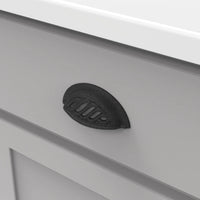 Charleston Blacksmith Collection Cup Pull 3'' cc Black Iron Finish PA1322-BI
