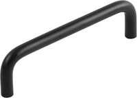 Wire Pulls Collection Pull 4'' cc Matte Black Finish PW555-MB