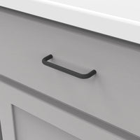 Wire Pulls Collection Pull 3-3/4'' cc Matte Black Finish PW596-MB