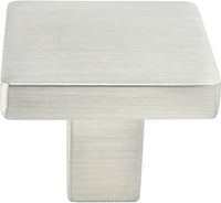 Contemporary Advantage One Brushed Nickel Square Knob 0949-1BPN-P