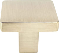 Contemporary Advantage One Champagne Square Knob 0952-10CZ-P