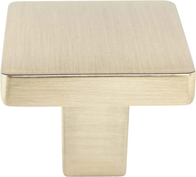 Contemporary Advantage One Champagne Square Knob 0952-10CZ-P