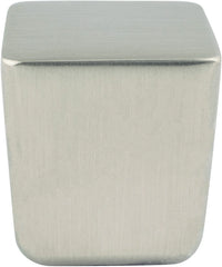 Mini Brushed Nickel Large Square Knob 1330-1BPN-C