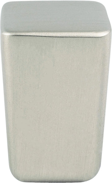 Mini Brushed Nickel Small Square Knob 1333-1BPN-C